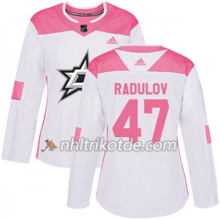 Dallas Stars Trikot Alexander Radulov 47 Adidas 2017-2018 Weiß Pink Fashion Authentic - Dame
